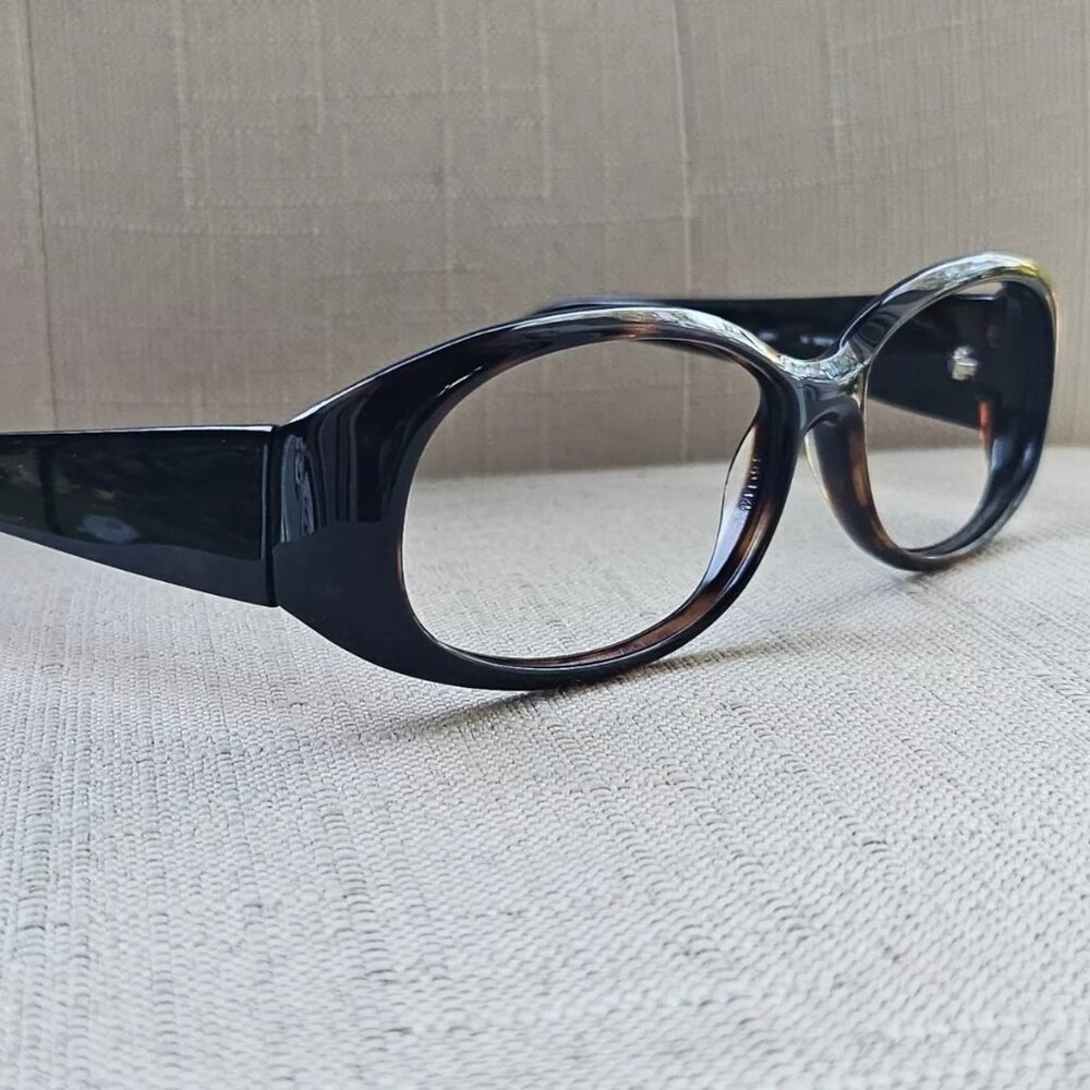 AK Anne Klein Women Eyeglasses/Sunglasses Frame Dark Tortoise Glasses